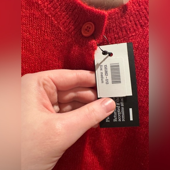 Doen Anisa Cardigan in Cerise - Picture 3 of 9